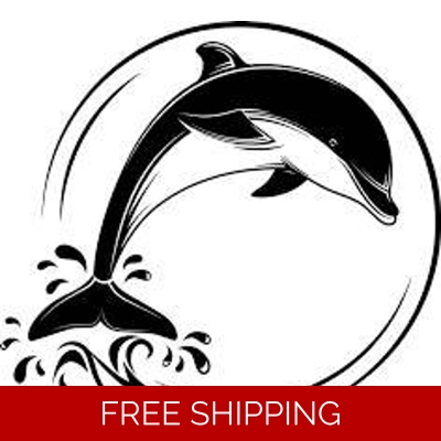 Dolphin splash Die Cut Vinyl Decal sticker Dolphin splash Die Cut Vinyl Decal sticker